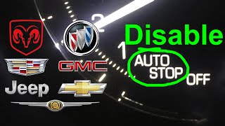 Auto Stop Start disable [upl. by Helban]