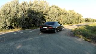 BMW E39 540i full custom exhaust  acceleration [upl. by Plusch931]