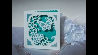 Canvas Project Butterfly Cutout Card [upl. by Nibram500]