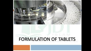 FormulationManufacturing process of tablets  Steps involved [upl. by Hiroko]