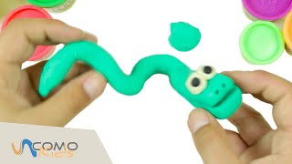 SERPIENTE de PLASTILINA  Plastilina PLAY DOH [upl. by Barlow]