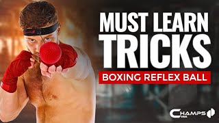 Boxing Reflex Ball must learn tricks Boxing workout for reflexes [upl. by Thrift714]