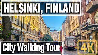 4K City Walks Helsinki Finland Morning Walk  Virtual Walk Walking Treadmill Video [upl. by Obocaj]