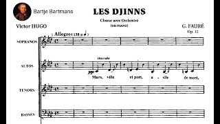 Gabriel Fauré  Les Djinns Op 12 for Choir and Orchestra 1875 [upl. by Nairrad]