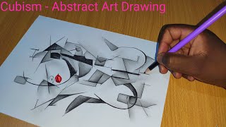 Cubism Art  Abstract Art  Drawing [upl. by Shirl609]