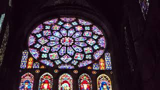 Inside Chartres Cathedral in France  Cathédrale NotreDame de Chartres [upl. by Anerrol405]