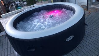 Intex Pure Spa 6Person Hot Tub Review [upl. by Rednaxela]