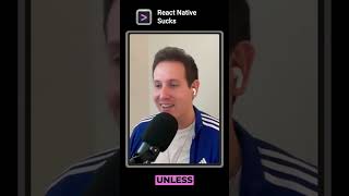 React Native Sucks [upl. by Saihttam]