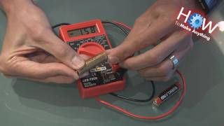 How to Use a Multimeter as Battery Tester [upl. by Pamela]