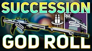 Succession GOD ROLL Best PVE Sniper  Destiny 2 Beyond Light [upl. by Dyche]