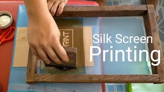 Silk Screen Printing [upl. by Adneram]