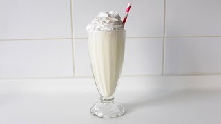 Vanilla Milkshake Recipe [upl. by Kawai]