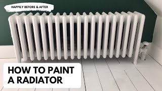 How to Paint a Radiator Spray vs Brush [upl. by Enelyaj496]