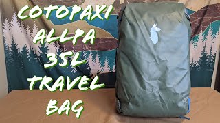 Cotopaxi Allpa 35L Travel Bag Review This bag kinda blew me away [upl. by Nnylak]