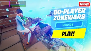 I Played 50PLAYER ZONEWARS in Fortnite Creative Realistic Scrim Gameplay [upl. by Llirrem920]