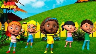 Kids Kindergarten Songs Playlist  Sing amp Dance Along With Little Action Kids [upl. by Zsa Zsa607]