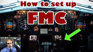 Full FMC setup  Boeing 737NG [upl. by Jonna]