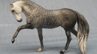 Painting a Dappled Grey Model Horse  Tutorial Series Part 4 [upl. by Intirb]