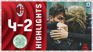 Highlights  AC Milan 42 Celtic  Europa League Matchday 5 [upl. by Arataj]