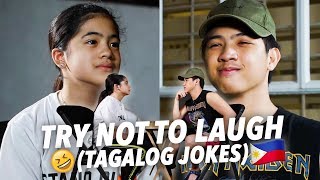 TAGALOG JOKES Try Not To Laugh  Ranz and Niana [upl. by Kletter]