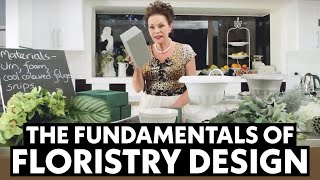 The Fundamentals of Floristry Design Tutorial [upl. by Aztiraj]