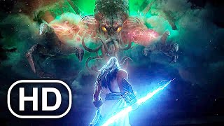 Cthulhu Vs Zeus Fight Scene Cinematic 2023 4K ULTRA HD [upl. by Eelasor]