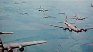 WW2  The Bombing of Germany Real Footage in Colour [upl. by Spoor]