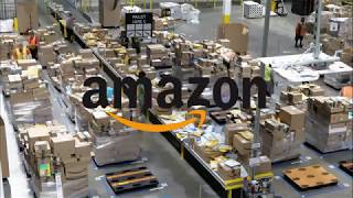 Amazon Sorting Facility Life of a Package [upl. by Eneres258]