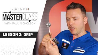 A Live Darts Masterclass  Lesson 2  How to grip your darts [upl. by Iliram]