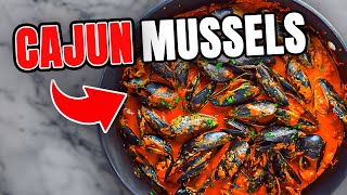 Cajun Seafood Boil  Mussels easy 8 minute recipe [upl. by Kistner]