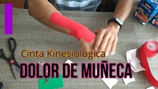 Cinta Kinesiologica Para El Dolor De Muñeca [upl. by Manon288]