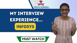 MY INTERVIEW EXPERIENCE OF INFOSYS  HARSHA TRAININGS [upl. by Rochette995]