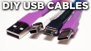 How to Solder USB C Micro Mini and A Connectors for Custom Keyboard Cables [upl. by Docilla]