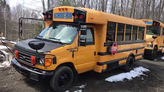 Tour of retired school buses [upl. by Anayrb]