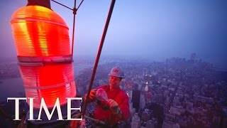 The Making of the One World Trade Center Panorama  TIME [upl. by Braynard427]