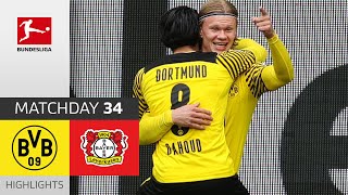 Borussia Dortmund  Bayer 04 Leverkusen  31  Highlights  Matchday 34 – Bundesliga 202021 [upl. by Pantia]