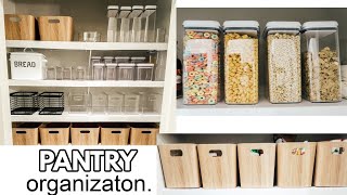 PANTRY ORGANIZATION  HOW TO ORGANIZE YOUR PANTRY [upl. by Htebzil449]