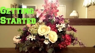 Getting Started with a Silk Floral Arrangement [upl. by Hardi]