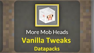 Installing Minecraft Vanilla Tweaks Datapacks [upl. by Craggie673]