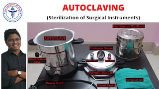 Autoclave Sterilization  Surgery Practical 01 [upl. by Aslehc]