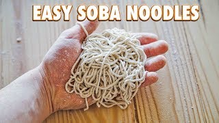 How to Make Easy Handmade Soba Noodles [upl. by Ahsinid464]