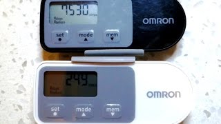 Omron HJ321 vs HJ320 pedometer [upl. by Herring]