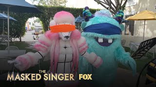 The Masked Singers Take On The Blindfold Challenge  Season 1  THE MASKED SINGER [upl. by Zoba61]