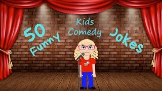 50 Jokes for Kids  Childrens Comedy Club Jokes [upl. by Nnil92]