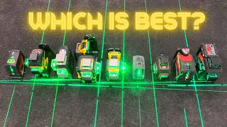 Green Laser Level Comparison [upl. by Procto137]