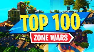 TOP 100 Best ZONE WARS Map CODES Of All Time In Fortnite Creative All Seasons [upl. by Hike270]