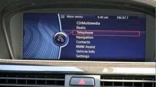 Pairing Your Bluetooth Phone with the BMW iDrive System [upl. by Stuart]