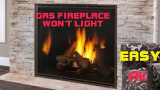 ✨ Gas Fireplace Won’t Light🔥 FIXED ✨ [upl. by Piper880]