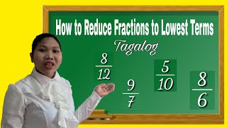 REDUCING FRACTIONS TO LOWEST TERMS AND SIMPLIFYING FRACTIONS [upl. by Eirod]