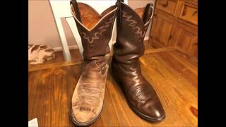 Restoring Cowboy Boots [upl. by Ittak89]